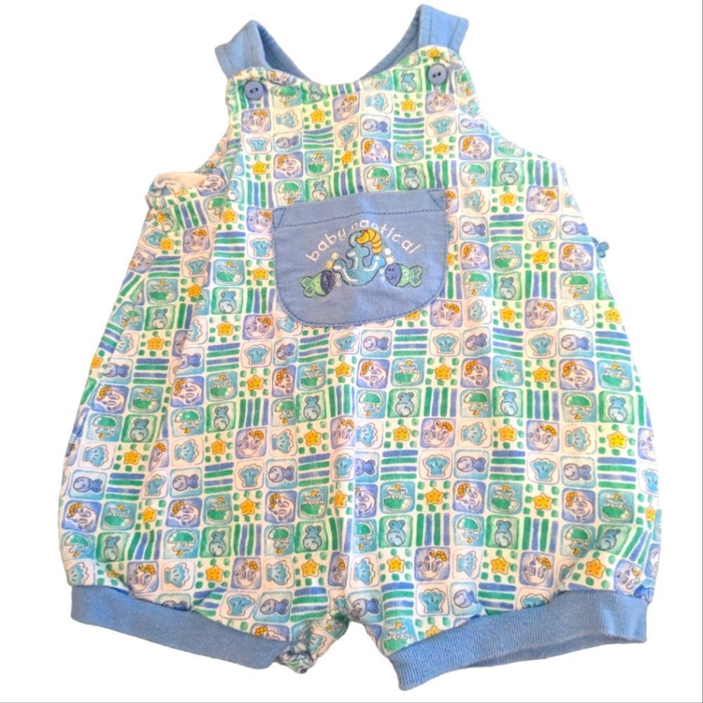 Vintage‎ somebunny baby nautical fish outfit
